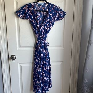 Draper James Floral Wrap Dress